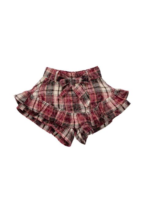 Shorts a quadri Lù-Lù BY MISS GRANT | LL4697CHEBO